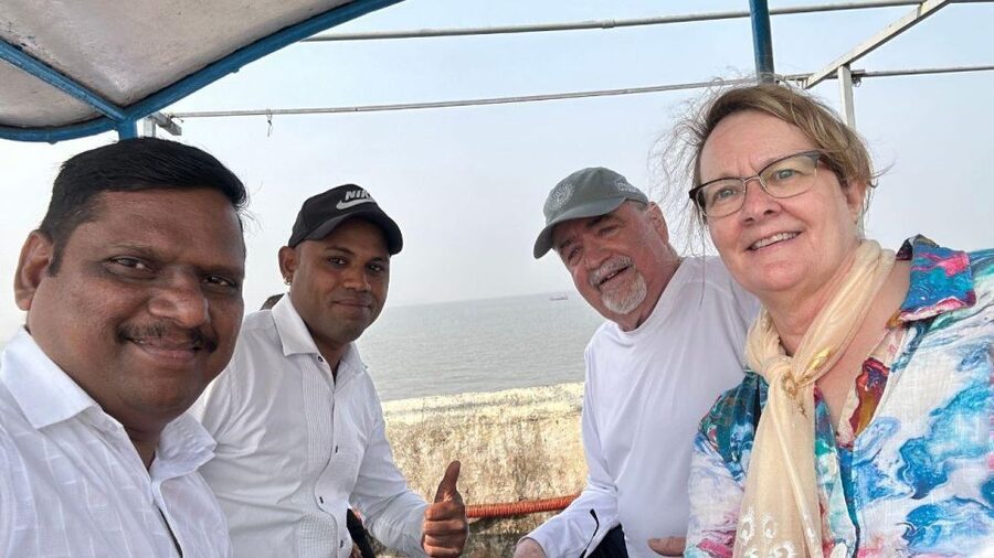 Elephanta Caves & Island Guided Tour - Walking from the pier to the cave entrance