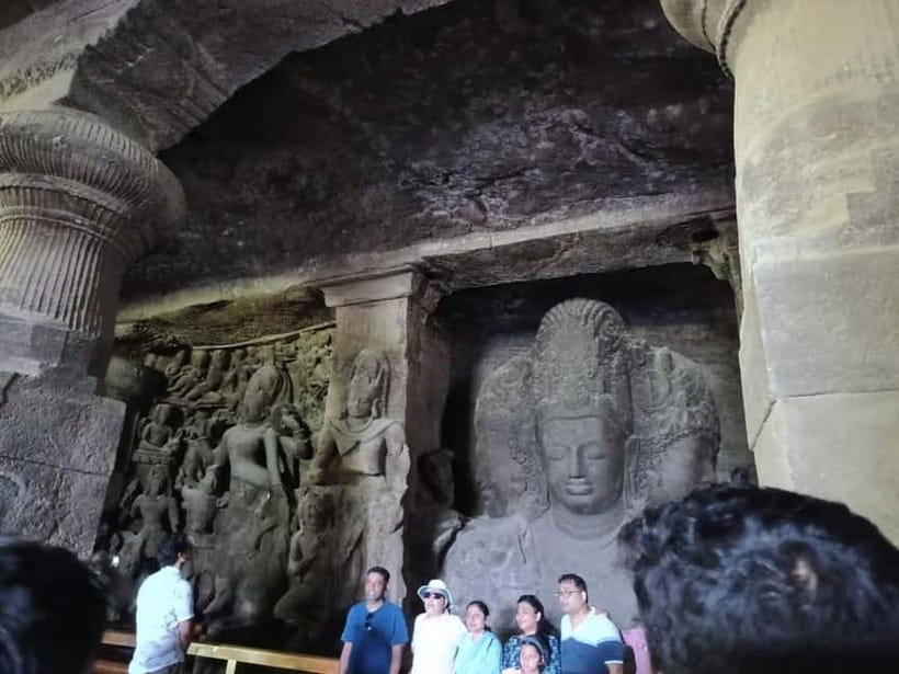 From Mumbai: Half-Day Elephanta Caves Tour with Ferry Ride - Inside Cave 1 with a local guide