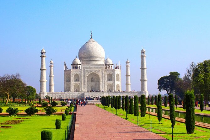 From Mumbai - Overnight Taj Mahal Agra Private Tour by Return Flights - Mehtab Bagh and the river view