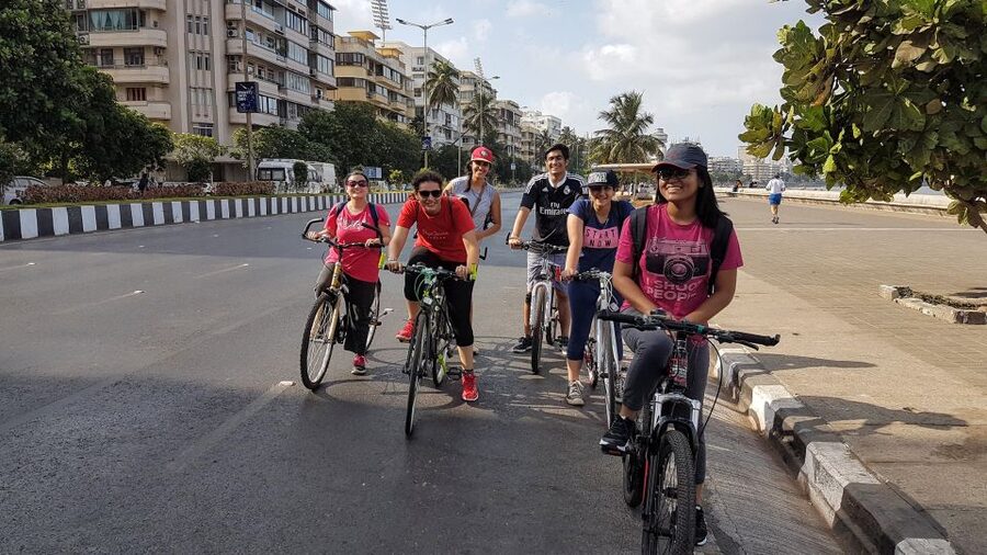 Mumbai: Early Morning Bicycle Tour - Gateway of India before the crowds arrive