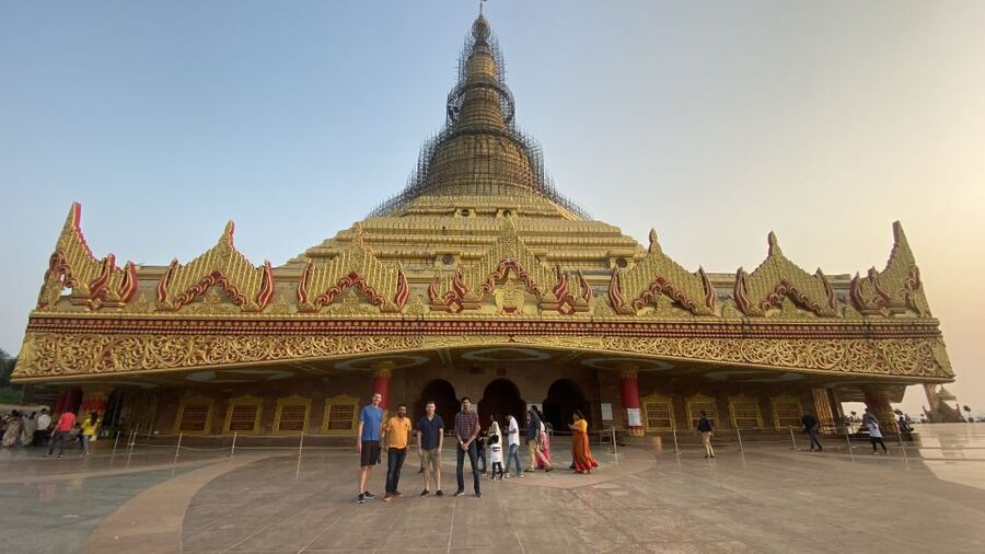 Mumbai: Private tour for Kanheri Caves and Golden Pagoda - From the park to the Golden Vipassana Pagoda
