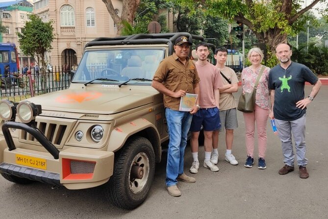 Private Guided Open Jeep Tour in Fort & Colaba - Crawford Market, Dhobi Talao, and DN Road