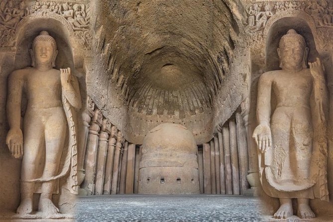 Private Half-Day Kanheri Caves Excursion from Mumbai - Entering 109 Buddhist rock-cut caves