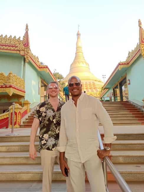 Private Mumbai Tour: Kanheri Caves & Golden Pagoda Temple - Finding quiet at the Golden Vipassana Pagoda